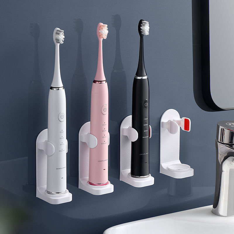 Soporte ajustable para cepillo de dientes eléctrico, Base de silicona antideslizante para montaje en pared, estante corporal adaptable 99%