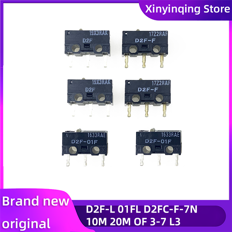 Travel/Mouse micro switch D2F-FL/L2/L3/01FL/L-D3/01F-T/5L 3A 1.47/0.74N 30VDC 125AC for Omron micro switch