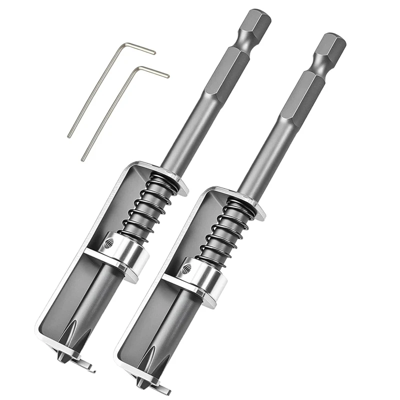 1/2 Peças Suporte de Pontas de Chave de Fenda com Mola Anti-queda para Eletricistas, Mecânicos, Reparos Domésticos DIY, Parafusos Universais