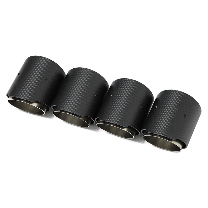 4 Stuks Koolstofvezel Uitlaat Tips Voor Bmw F87 M2 F80 M3 F82 F83 M4 Uitlaatpijp Id 70 Mm Inlaat Uitlaat Nozzle Uitlaatsysteem