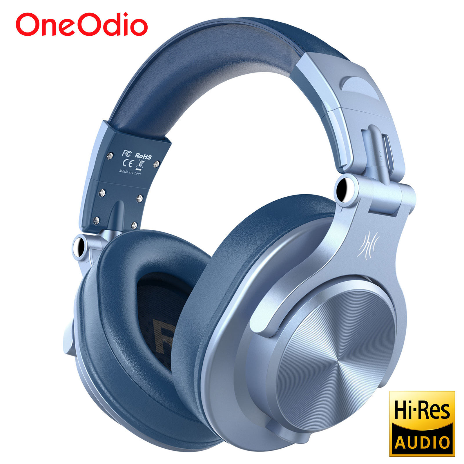 Oneodio A70 casque sans fil Bluetooth 5.2 72 heures sur l'oreille Audio haute résolution 3.5mm/6.35mm filaire Studio DJ casque avec Microphone