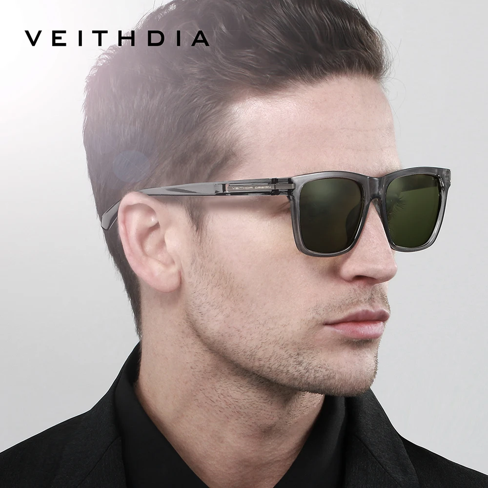 VEITHDIA Men Women Sunglasses Retro UV400 Lens Fashion Luxury Vintage Classic Sun Glasses Outdoor Eyewear For Female VT07918