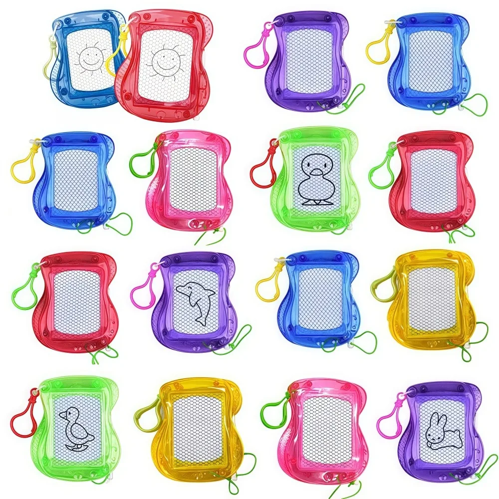 3/5/12 Pcs Fun Mini Keychain Magnetic Drawing Writing Board Birthday Kids Party Gift Pack Christmas Gift Stuffing School Rewards