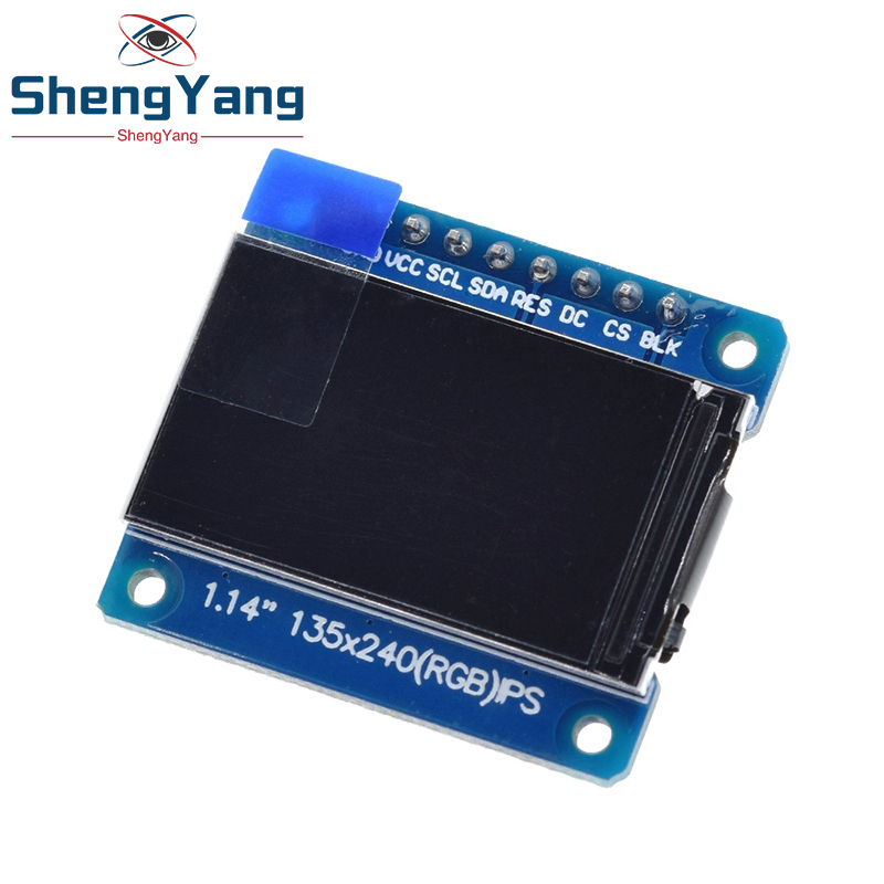 1,14-дюймовый модуль IPS OLED-дисплея ЖК-экран 135*240 RGB TFT для Arduino ST7789 ЖК-плата SPI полноцветный HD OLED 8-контактный DIY