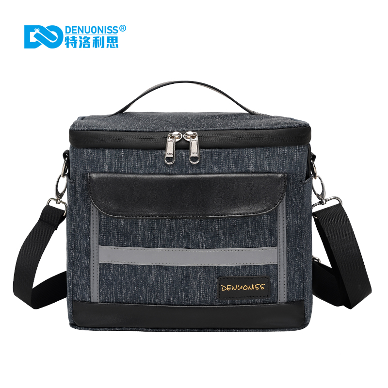 DENUONISS  Portable Oxford Insulated Lunch Bag new Insulated Cooler Bag Durable Thickened Waterproof Cooler Bag