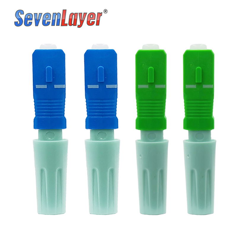 New SC APC SM Single-Mode Optical Connector FTTH Tool Cold Connector Tool SC UPC Fiber Optic Fast Connector