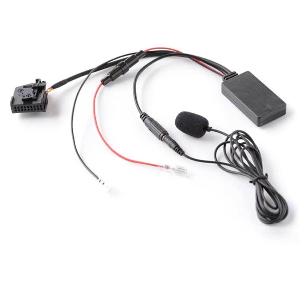 Biurlink-Módulo auxiliar Bluetooth fusible, micrófono de seguridad, manos libres, adaptador de Cable de Audio para Mercedes Comand 2,0 APS
