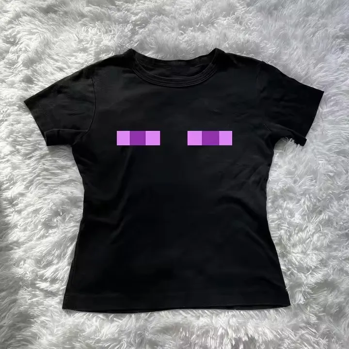 High Street Y2K Модные женские топы Брюки Женские тонкие мусорные топы Harajuku Goth Одежда 90-х Ретро Гот Kpop Топы 2000-х Эмо