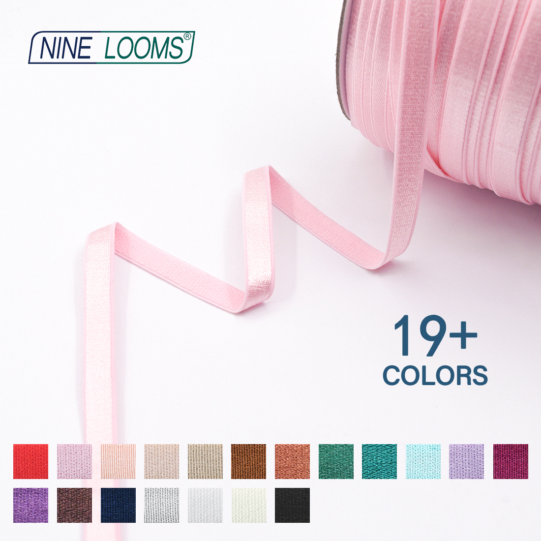 Neuf LOOMS 3/8 "10mm bandes élastiques en Nylon pour bretelles de soutien-gorge, sangle d'épaule, bricolage décor de vêtement, accessoires de couture, garniture 2 5 10 yards accessoires couture et mercerie mercerie