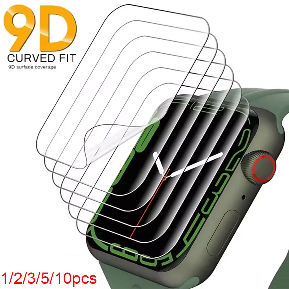 Zachte Hydrogel Screenprotector Folie voor Apple Watch 9 8 7 6 SE 5 4 3 45MM 42MM 40MM 44MM 38MM Geen Glas voor iWatch Ultra 2 49MM