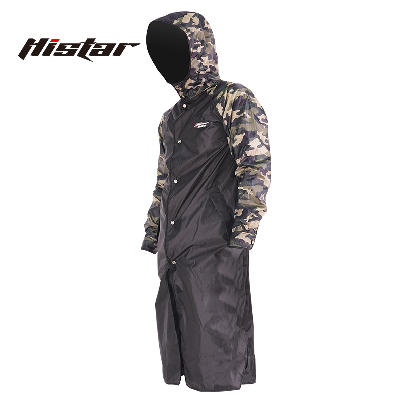HISTAR ตกปลาเสื้อกันฝนประเภท-ยาวกันน้ำ Oxford ผ้านุ่ม TPU ผ้าน้ำหนักเบาขายร้อนแบบพกพาเสื้อกันฝน