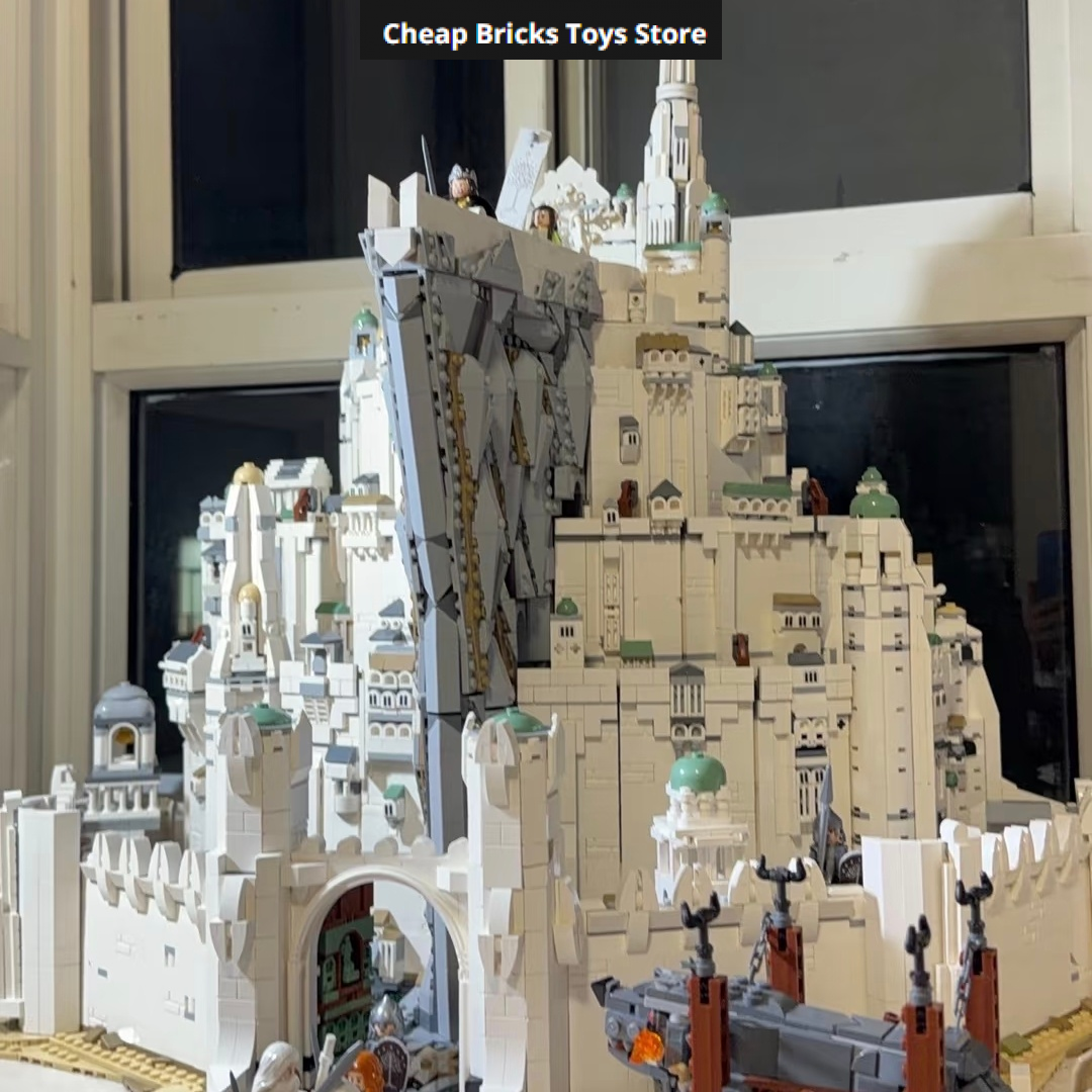 Educatief bouwpakket 2026, 8278 onderdelen, DIY bouwstenen, geschikt voor het model Minas Tirith, cadeau voor volwassenen, speelgoed.