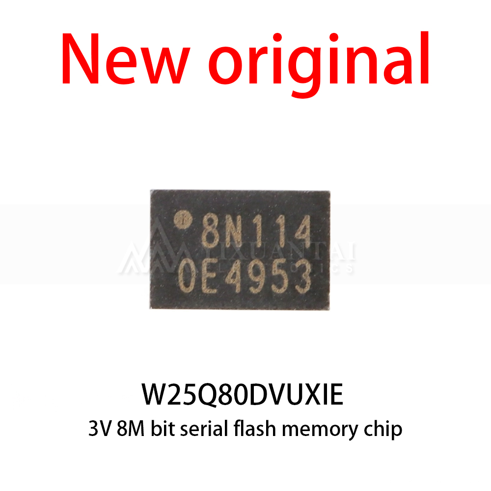 (10-50 piezas) nuevo parche original W25Q80DVUXIE W25Q80 25Q80 USON-8 3V 8M bit chip de memoria flash serial ﻿