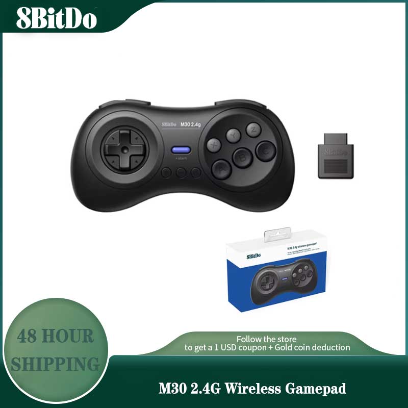 Беспроводной геймпад 8bitdo M30 2,4G для оригинального Sega Genesis и Sega Mega Drive - Sega Genesis