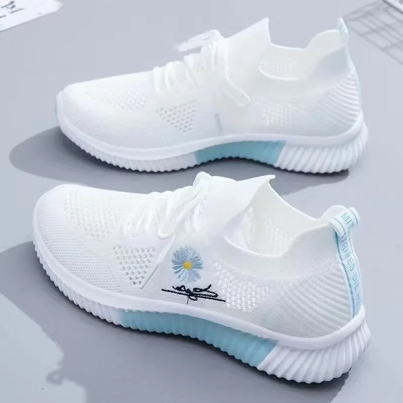 Tenis Feminino, летняя женская вулканизированная обувь, Лидер продаж 2024, универсальная дышащая спортивная обувь с воздушной сеткой, повседневная обувь