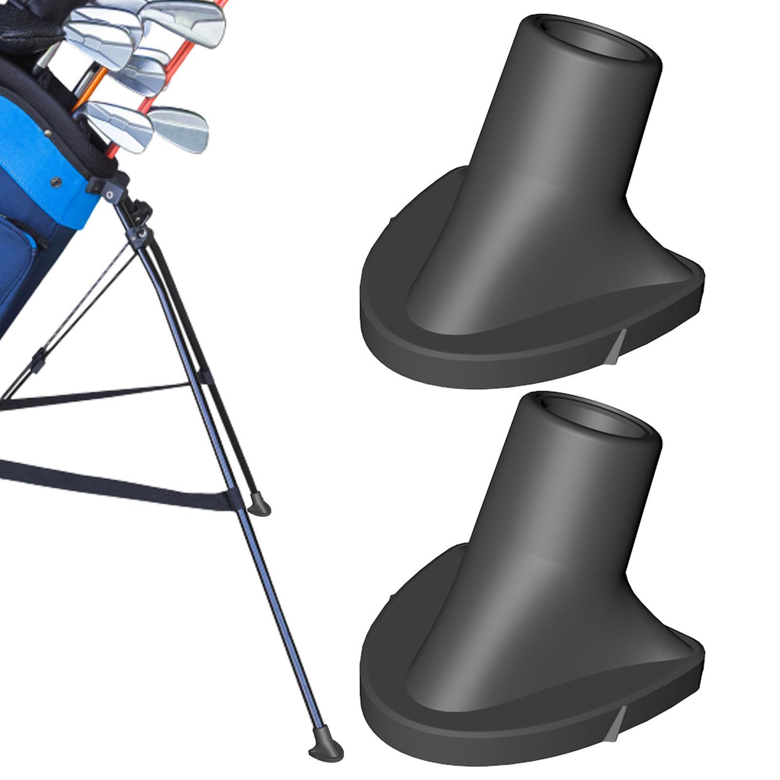 2 uds bolsa de Golf pies de repuesto bolsas de Golf de goma antideslizantes soporte Universal bolsa de Golf accesorio para piernas accesorios para deportes al aire libre