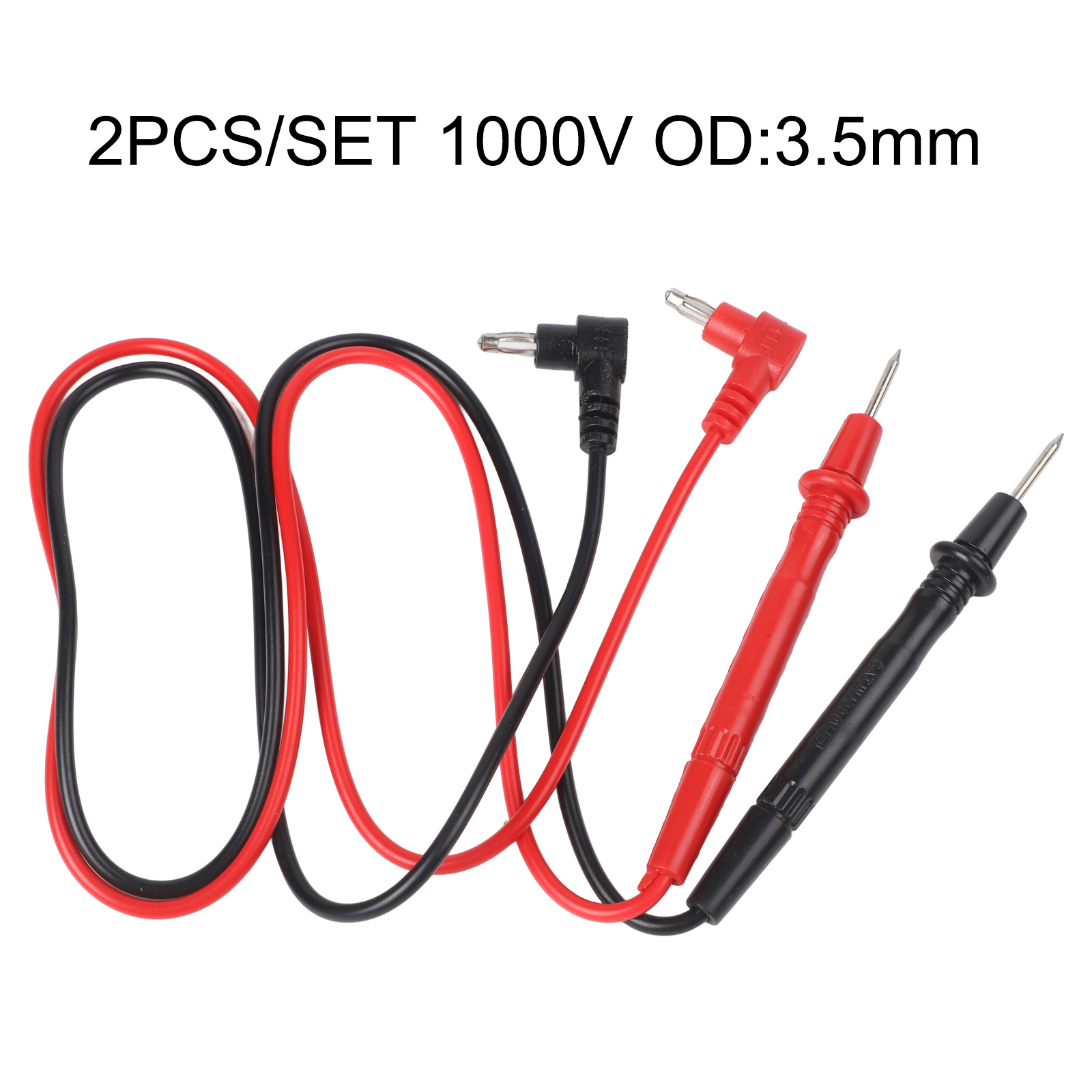 Multímetro Digital de 1000v y 10A, Clip, voltímetro, sonda, Cable de prueba, pluma de 70cm de longitud, multímetro, probador, herramienta de Cable de sonda de plomo