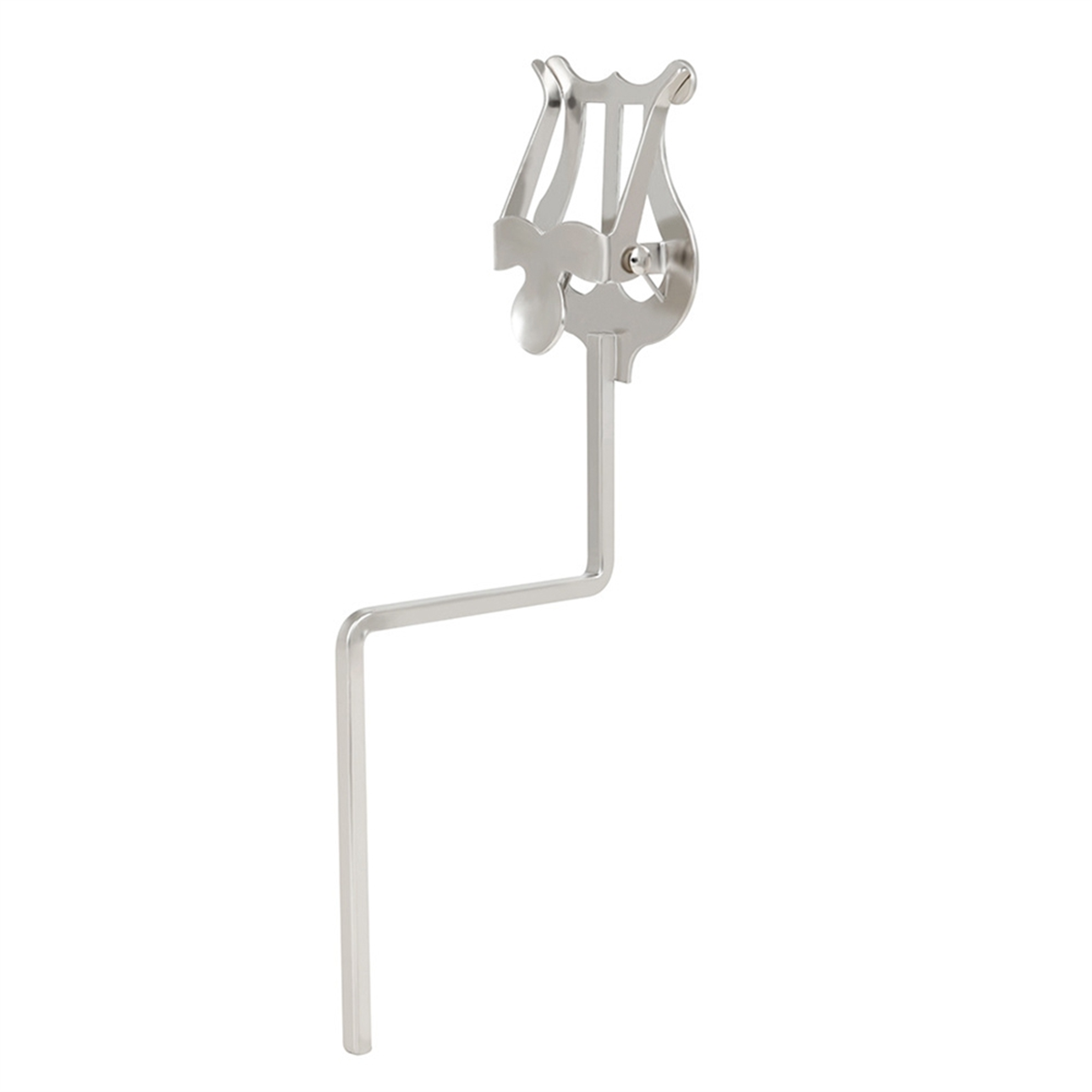 A71P Saxophone Music Clip Alto Saxophone Marching Music Clip Portable Music Clip (Long) Silver