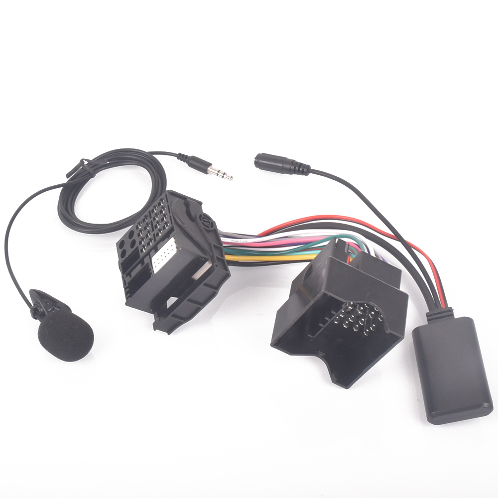 Adaptor Ponsel Bebas Genggam Mikrofon Kabel Aux 5.0 Bluetooth Mobil untuk Peugeot 207 307 308 407 4007 untuk Citroen C2 C5 RD4