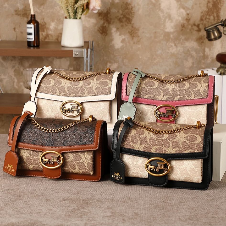 Lekka luksusowa torebka damska 2025 nowa, ekskluzywna, kontrastowa kolorystycznie torebka na ramię, pod pachę, designerska, modna, mała torebka crossbody.