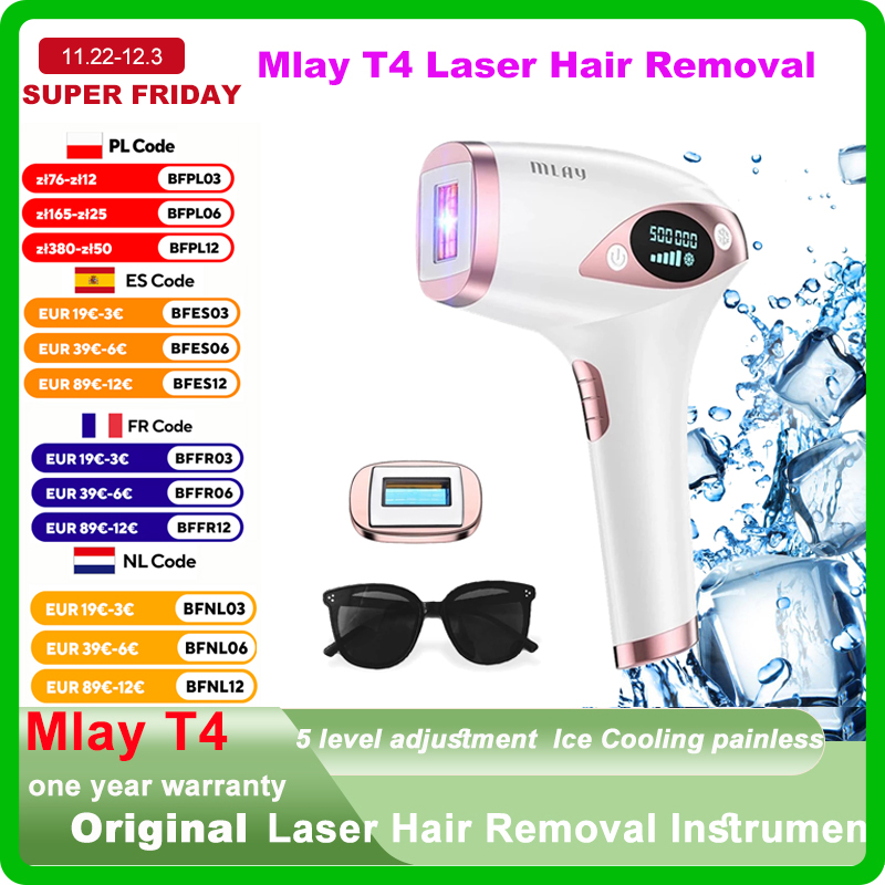 Mlay t4 laser haaren tfernungs maschine eis kühl permanent ipl laser epilator haaren tfernungs gerät mlay laser für körper gesichts bikini