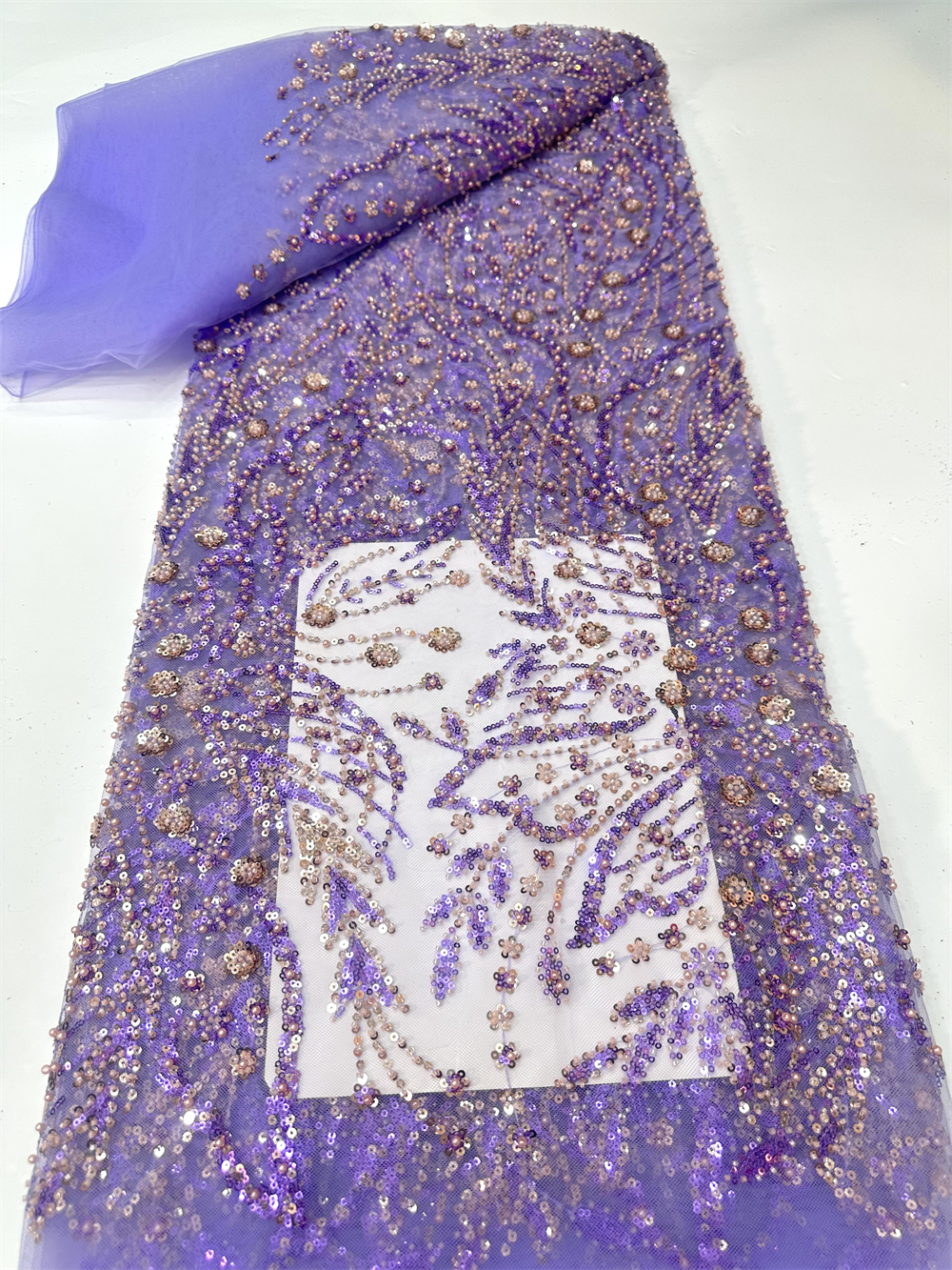 Tela de Encaje con Cuentas Francesas de Lujo Africano, Lentejuelas, Tul Bordado de Alta Calidad para Vestidos de Fiesta Estilo Nigeriano, Material de Costura