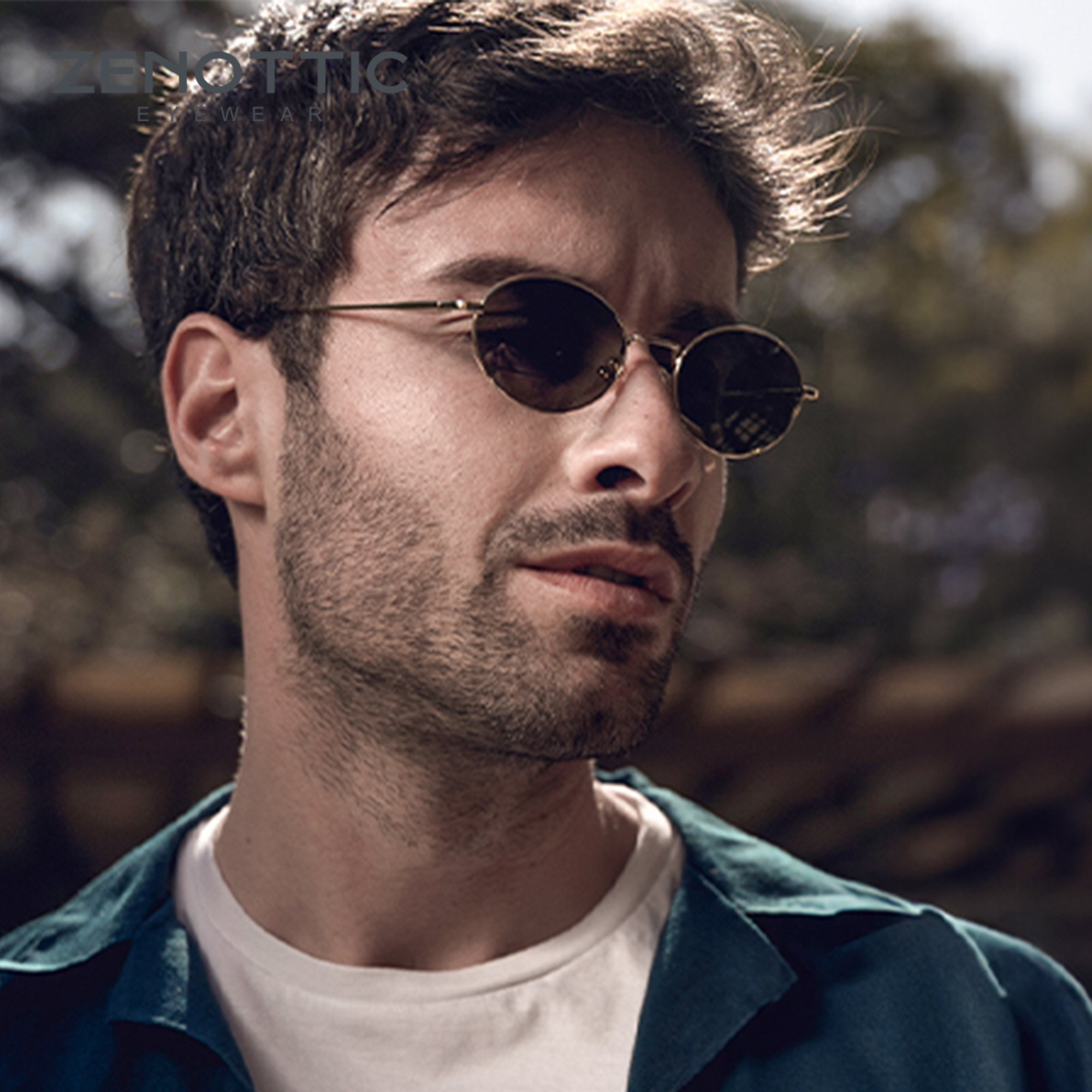ZENOTTIC rétro ovale lunettes de soleil polarisées pour femmes hommes à la mode ronde Y2k Sunnies petit Style des années 90 Vintage nuances lunettes de soleil