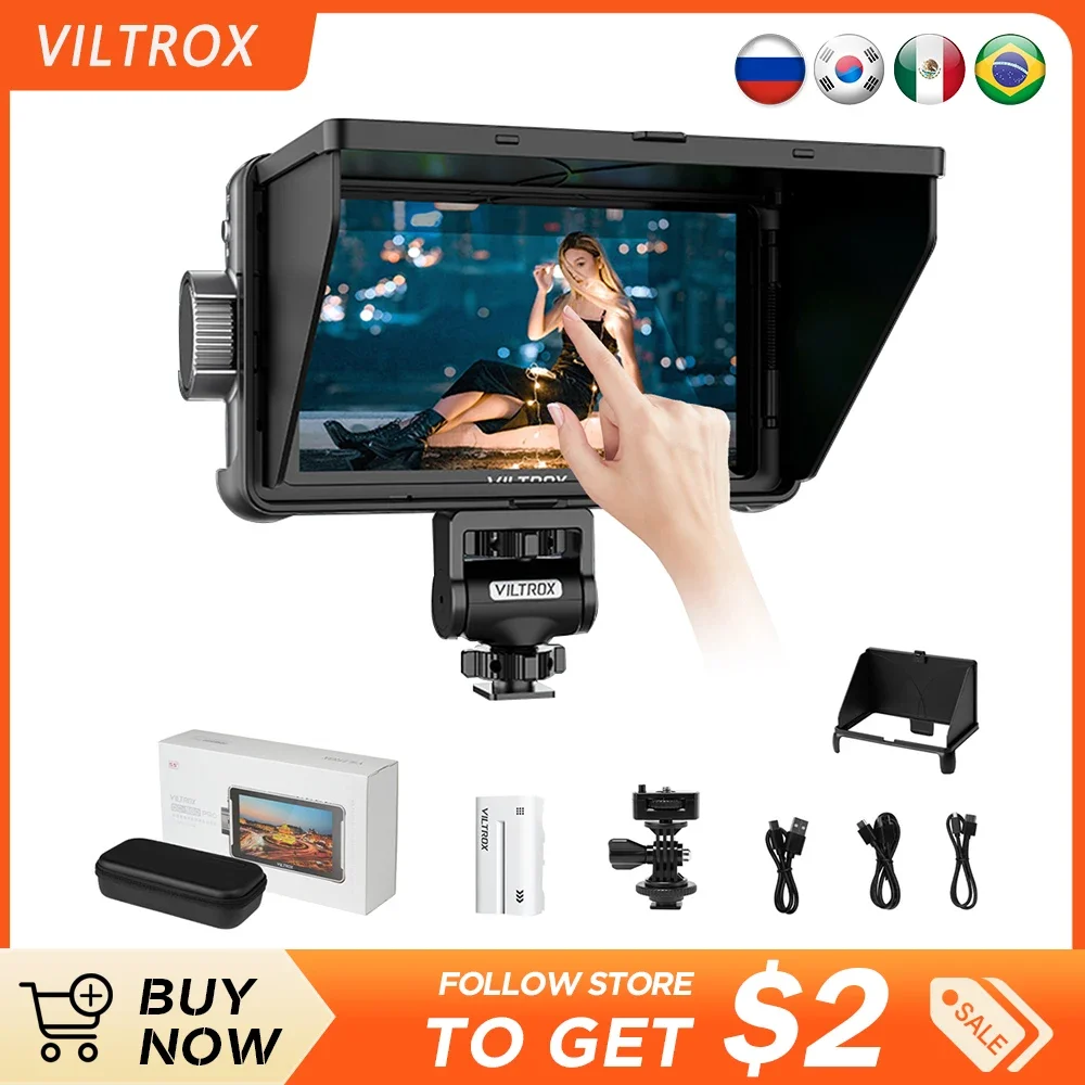 TROX DC-550 Pro moniteur portable 5.5 "1920x1080 4K Profismail.com moniteurs HDMI écran tactile champ 3D LUT directeur moniteur