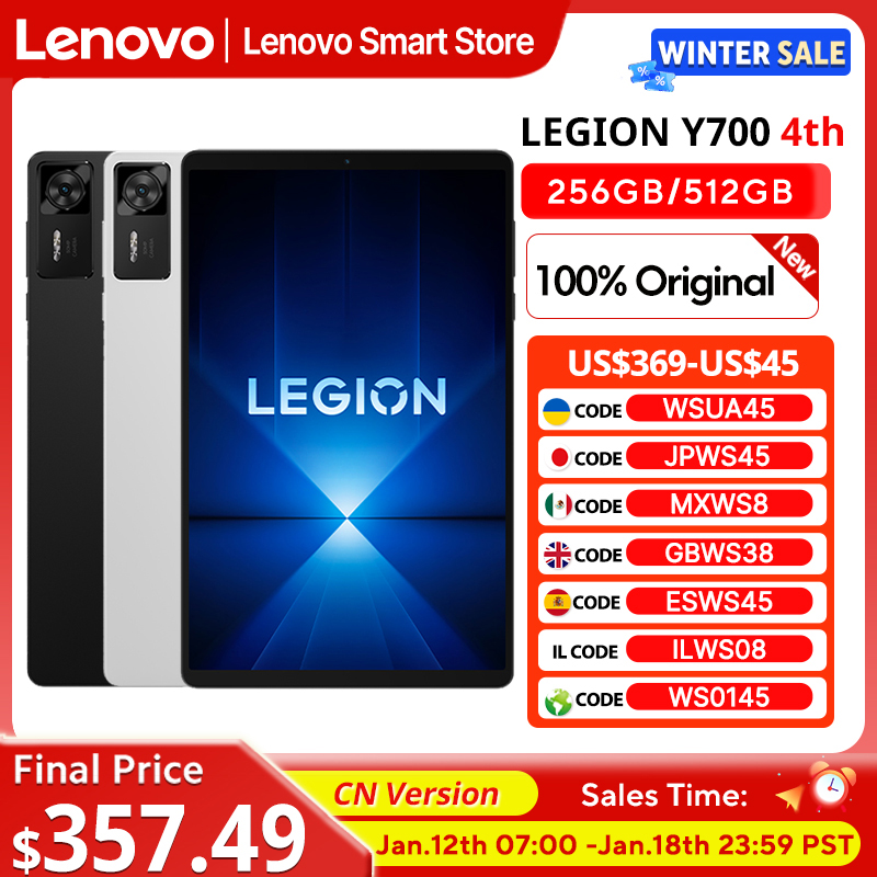 Lenovo Legion Y700 4th Gaming Tablet Original CN Version Snapdragon 8 Elite 8.8-inch 3K 165Hz Display 7600mAh Android 15 Pad PC