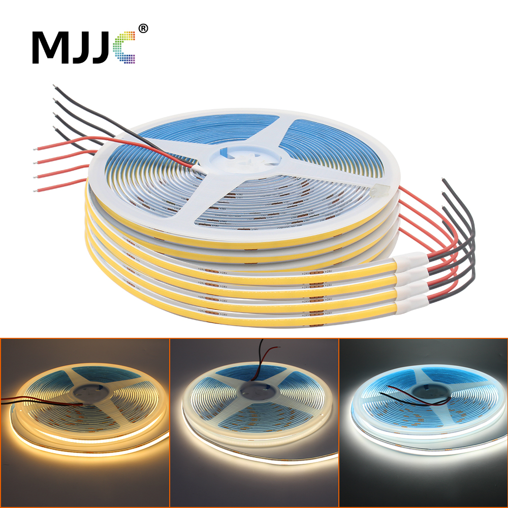10เมตรซังแถบไฟ LED 24โวลต์/เมตรประสิทธิภาพแสงสูงแรงดันไฟฟ้าไม่กี่เทป LED ยืดหยุ่นริบบิ้นแถบไฟสำหรับตกแต่งห้อง