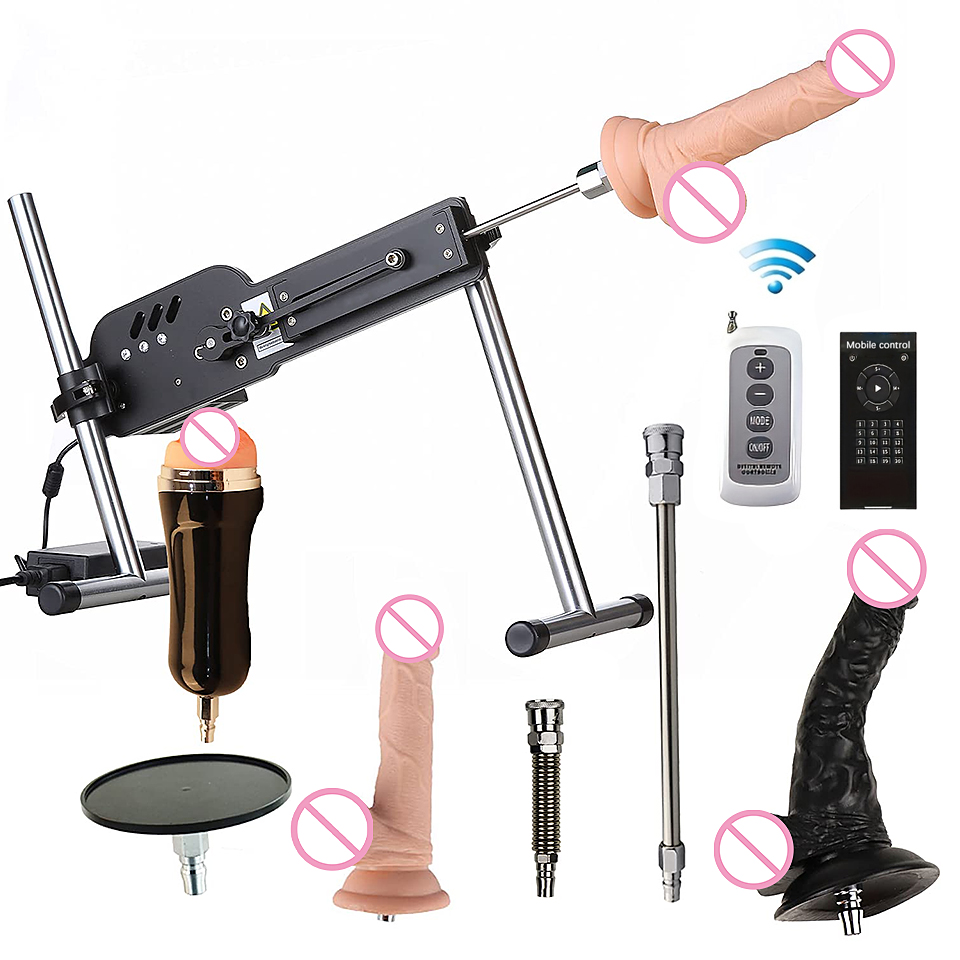 FREDORCH-F19-15cm Langhub-Sexmaschine mit 70W Turbo-Gear-Leistung und Dildo für Erwachsene, Masturbations-Liebesmaschine