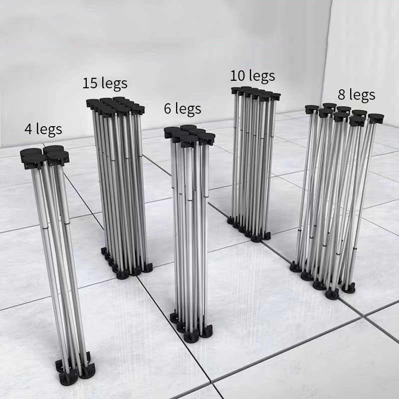 Banco de trabajo plegable con pata de araña, soporte portátil de acero inoxidable para sierra de trabajo, banco de trabajo telescópico rápido con bolsa de transporte