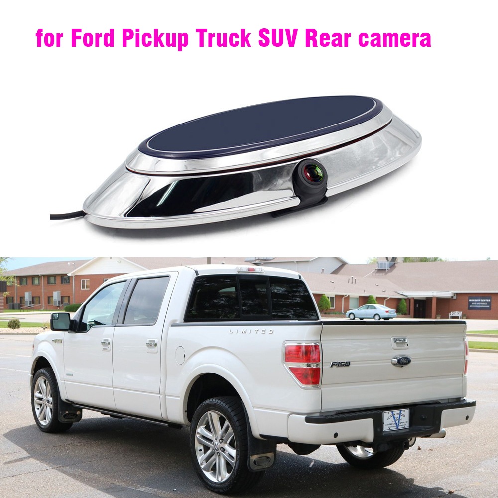 Portellone posteriore Coda logo Telecamera HD Vista posteriore per Ford Ranger Explorer T6 T7 T8 XLT F350 F250 F150 Pickup Truck SUV