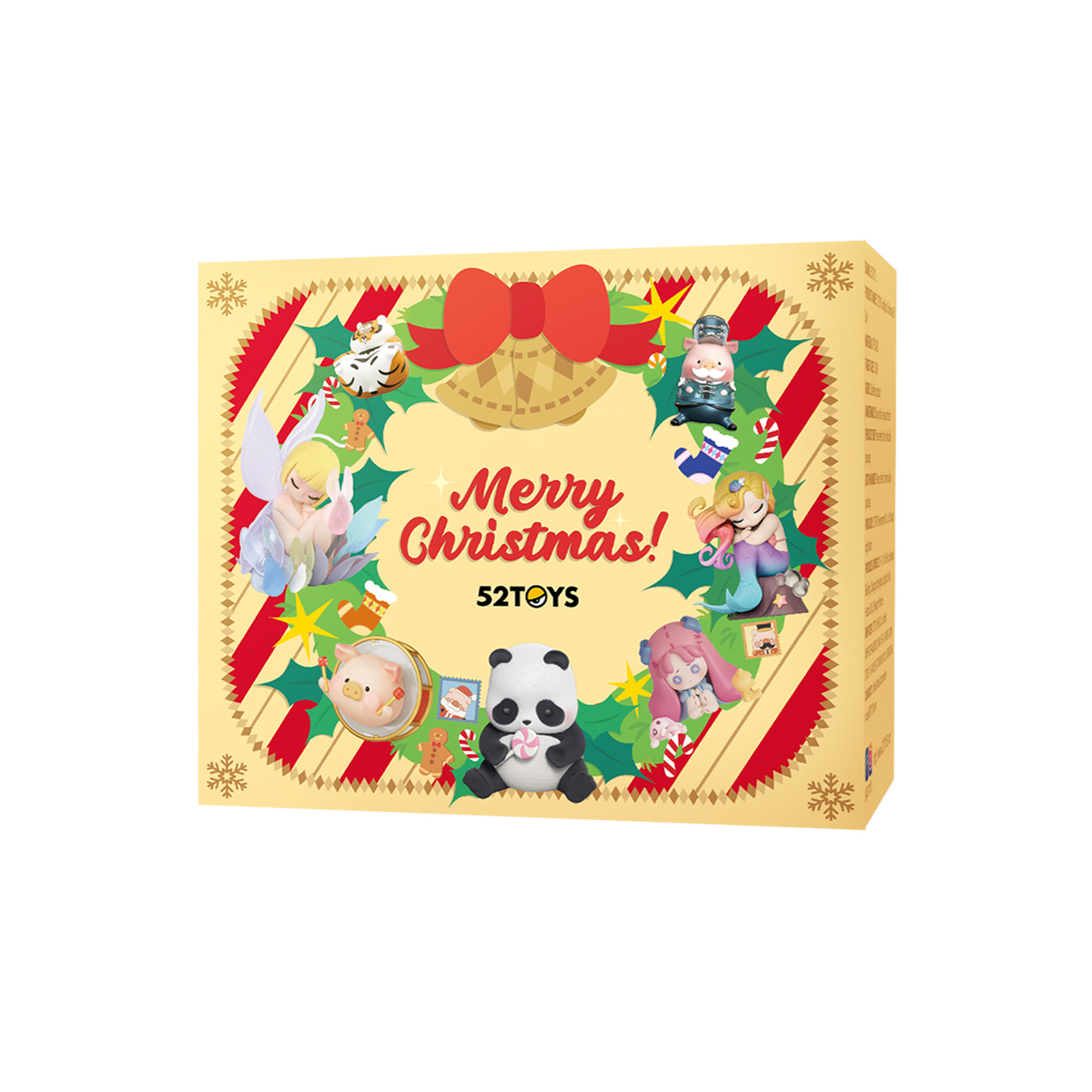 Caja misteriosa para regalo de Navidad, 52 juguetes, tamaño: 16x13x9cm/6,3x5,1x3,5 pulgadas