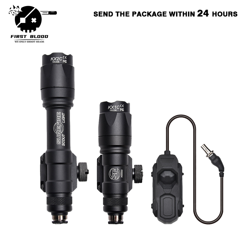 Surefire SF Taktische M300/M600 Taschenlampe mit AXON-Schalter, 20 mm Picatinny-Schiene – leistungsstarkes Jagd- und Airsoft-starkes Licht
