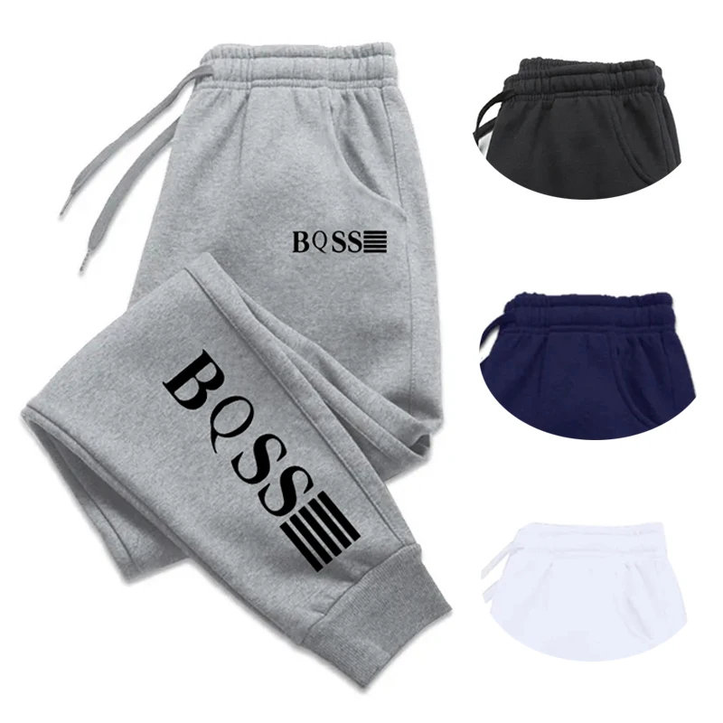 2024 Pantaloni sportivi da uomo Stampa Tendenza moda Pantaloni da jogging Versatili morbidi Pantaloni casual in vita elastica da strada di alta qualità S-4XL