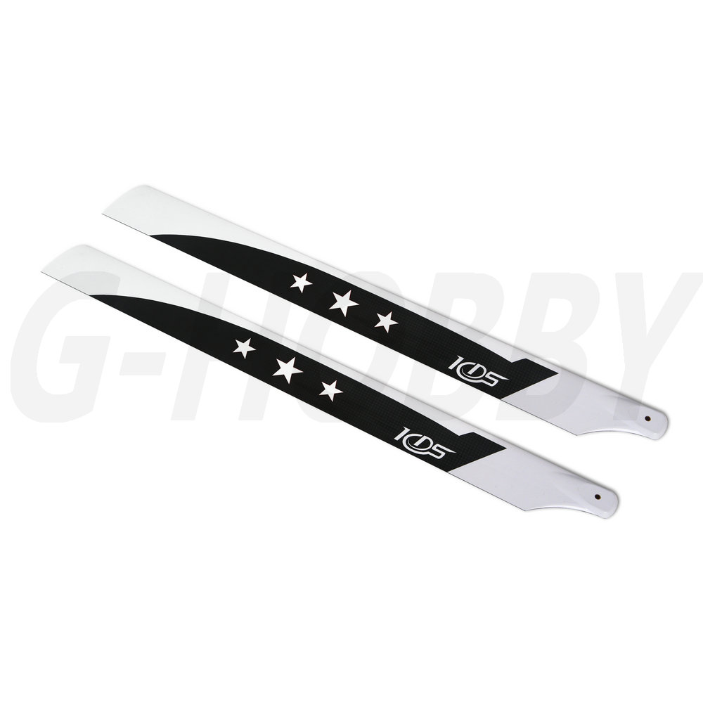 1 Pasang Bilah Rotor Utama Serat Karbon KDS 600Mm 690Mm untuk Helikopter RC T-rex Gaui KDS Agile Alzrc SAB XLPower