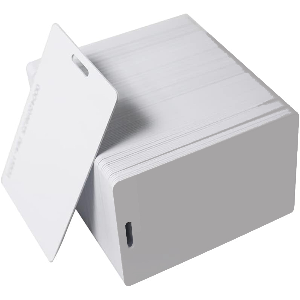 125 кГц RFID TK4100 Индуктивная идентификационная карта с перфорированной меткой для ключей с прорезями