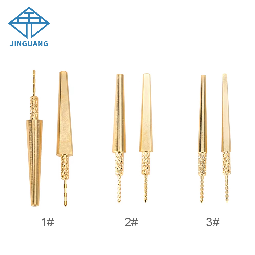 1000pcs Dental Lab Brass Dowel Stick Pins With Spike Pitch Brass Pins For Plaster Stone Die Model Work Dental Material
