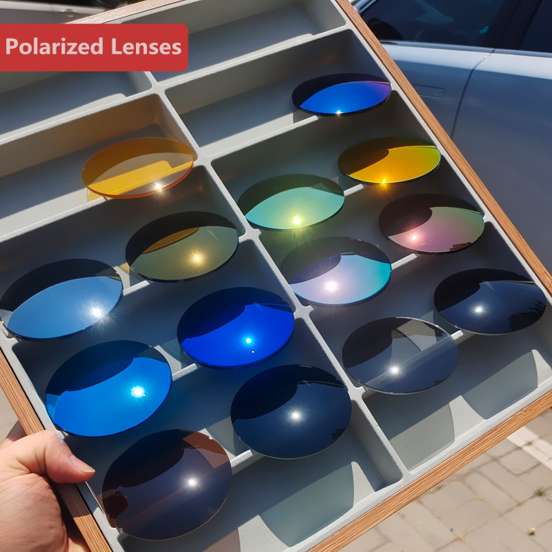 1.61 1.67 Indice Asferico Occhiali da sole polarizzati Lenti da vista Guida Pesca Protezione UV400 Miopia Occhiali da sole Lenti 2 pezzi