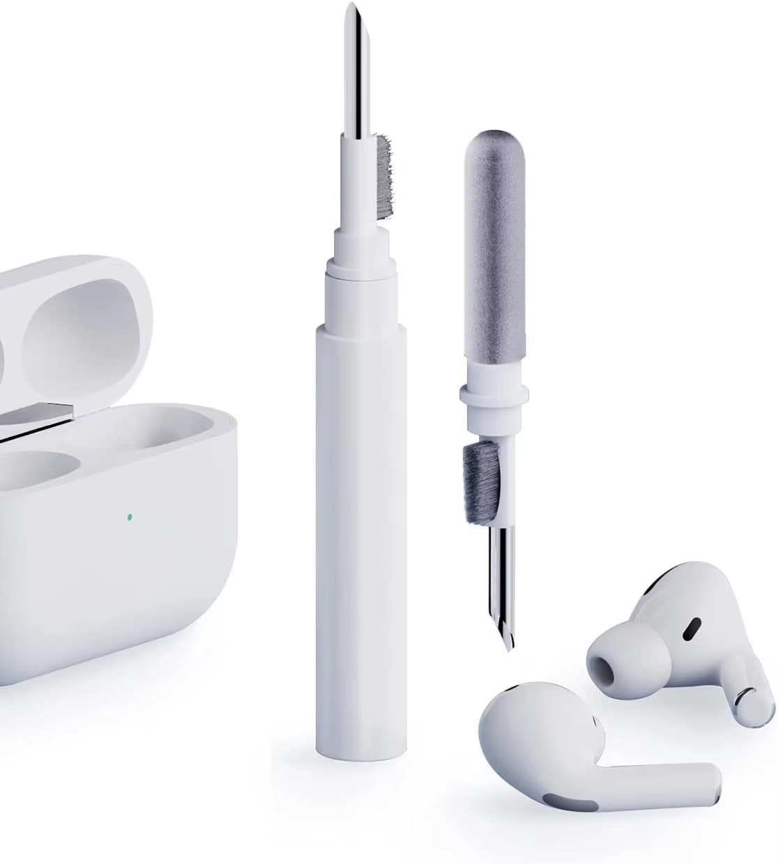 Kit di pulizia per Airpods Pro 1 2 3 Auricolari Penna di pulizia Spazzola Auricolari Bluetooth Custodia Auricolare Tastiera Strumenti di pulizia del telefono