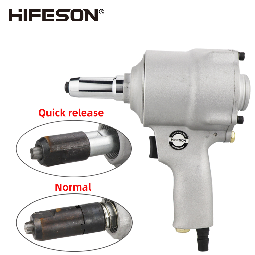 Hifeson空気圧リベット釘銃空気ブラインドリベットツール自動リベット釘打機自動アウト機2.4ミリメートル-4.8ミリメートル爪