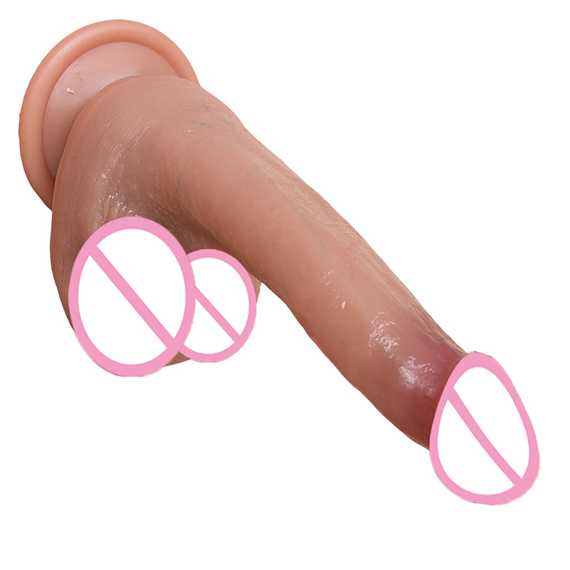 Super Haut realistische Dildos Doppels chicht Silikon weichen Penis sexy Schwanz Vagina Mitglied Anal Schwanz Mastur batoren Sexshop für Paar