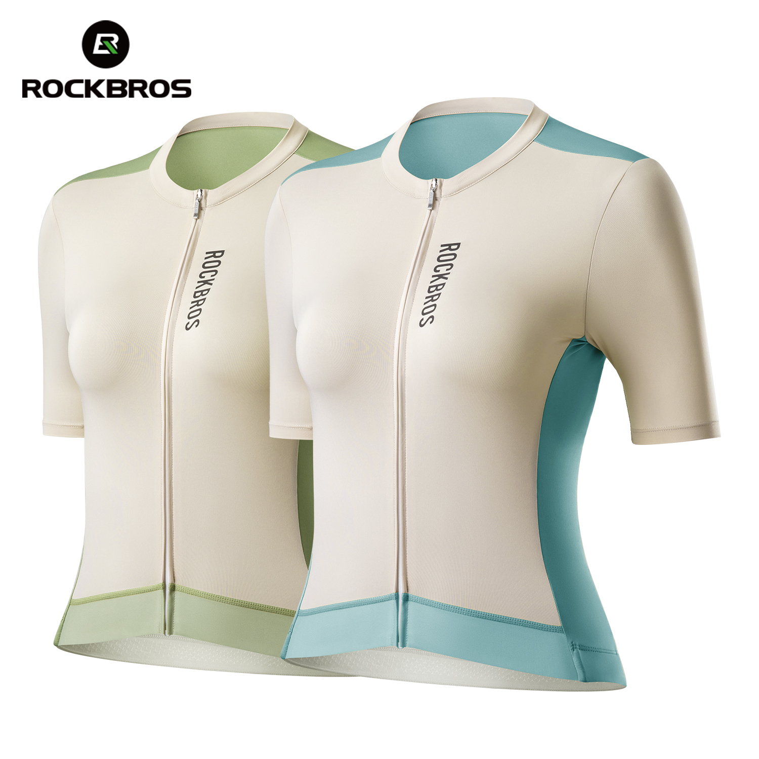 ROCKBROS Zomer Fietsshirt Mode Lichtgewicht Ademend Korte Mouw Shirt Top MTB Racefiets Dames Fietskleding
