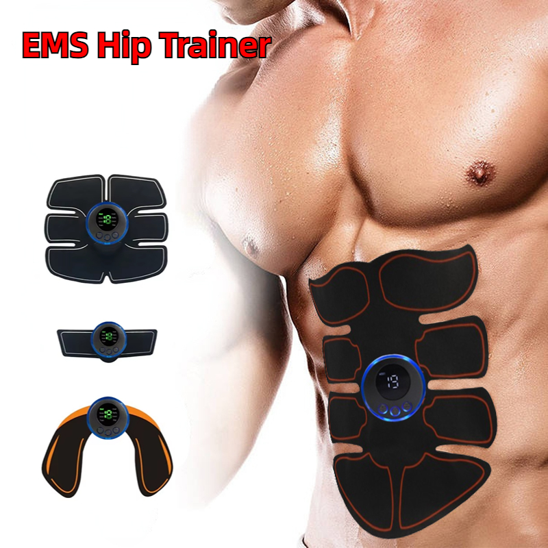 電気筋肉刺激装置 EMS ワイヤレス臀部ヒップトレーナー腹部 ABS 刺激装置フィットネスボディ痩身マッサージャー