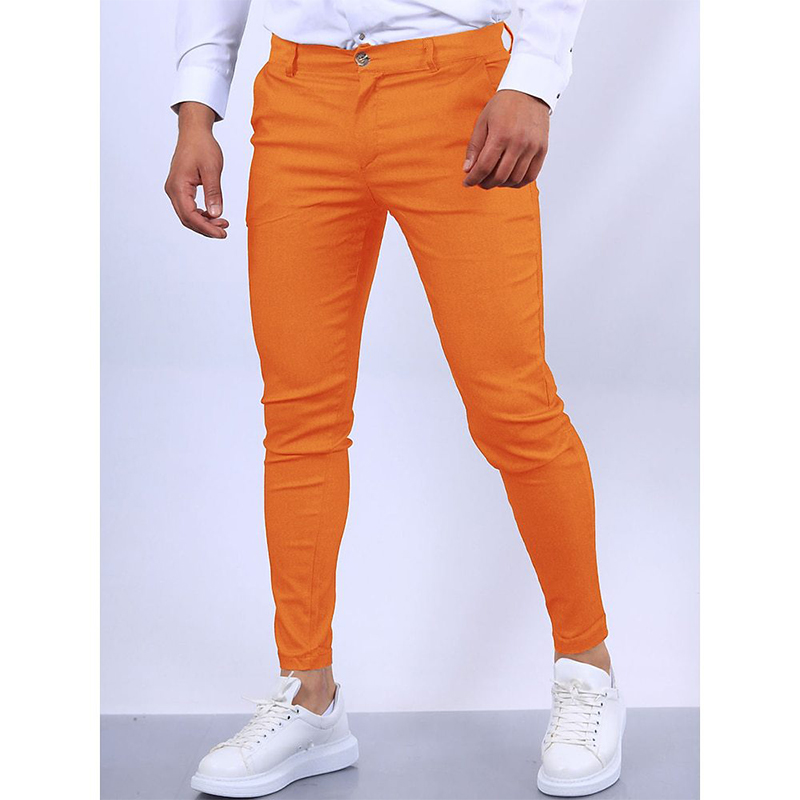 Frühling Herbst Männlichen Einfarbig Dünne Cargo Hosen Homme Casual Mode Einfach Alle-spiel Bleistift Hosen Jogginghose Männer der Kleidung