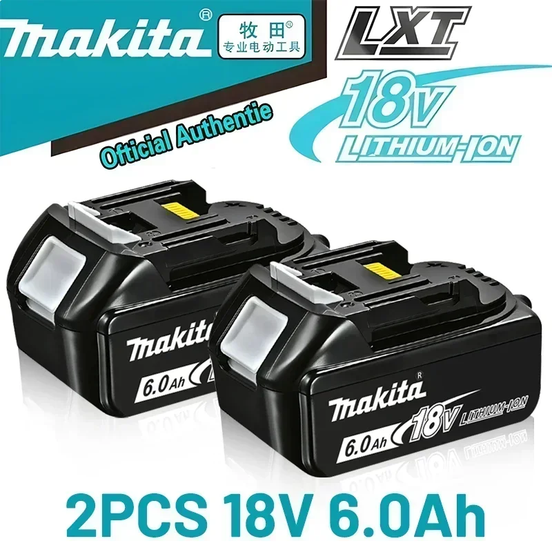 New 100% Genuine 18V 5/6/9Ah makita Battery for rechargeable large capacity Power Tools Replacement Li-Ion Battery+charger