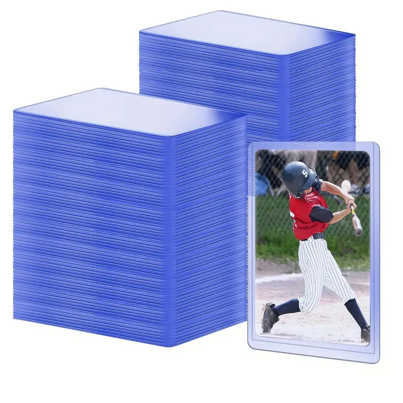 25 unids/set fundas de plástico duro para tarjetas, fundas transparentes para tarjetas de juego, carpeta protectora para tarjetas, funda para tarjetas comerciales 
