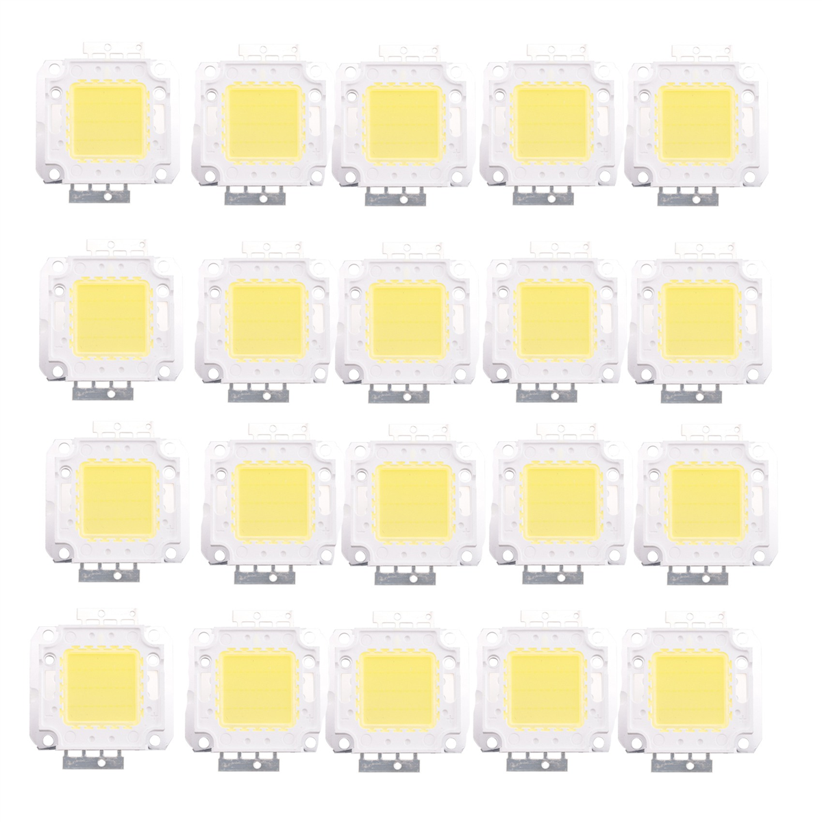 BAAU 20X ハイパワー 30W LED チップ電球ライトランプ DIY ホワイト 2200lm 6500K