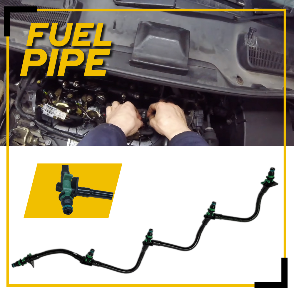 Nowa rura powrotna wtryskiwacza paliwa do Ford Focus Galaxy C-Max Kuga Mondeo S-Max 2.0 TDCi wtryskiwacz paliwa wyciek z rur Oem
